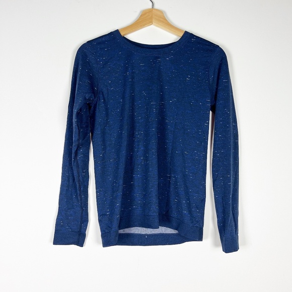 Lululemon Swiftly Relaxed Long Sleeve Shirt 2.0 Cosmic Shift Hyper Blue Black 4 - Picture 1 of 2